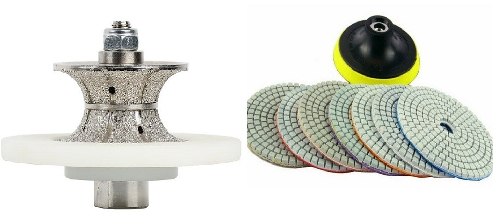 V20 Diamond Profiling Bit Nylon Cover Extra Segment Protection + STONE BUFFER