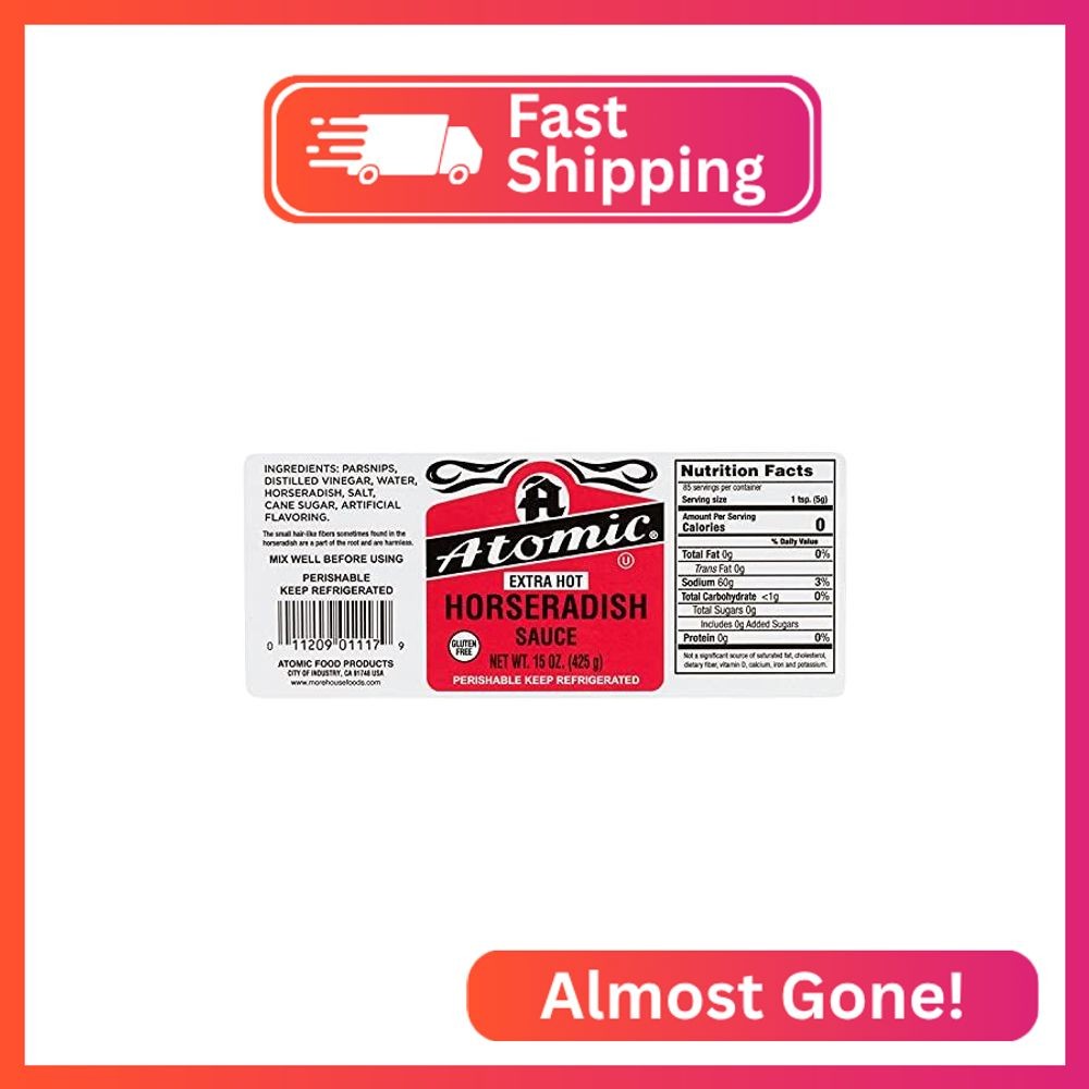 Atomic Horseradish - Extra Hot - 6 Oz Jar