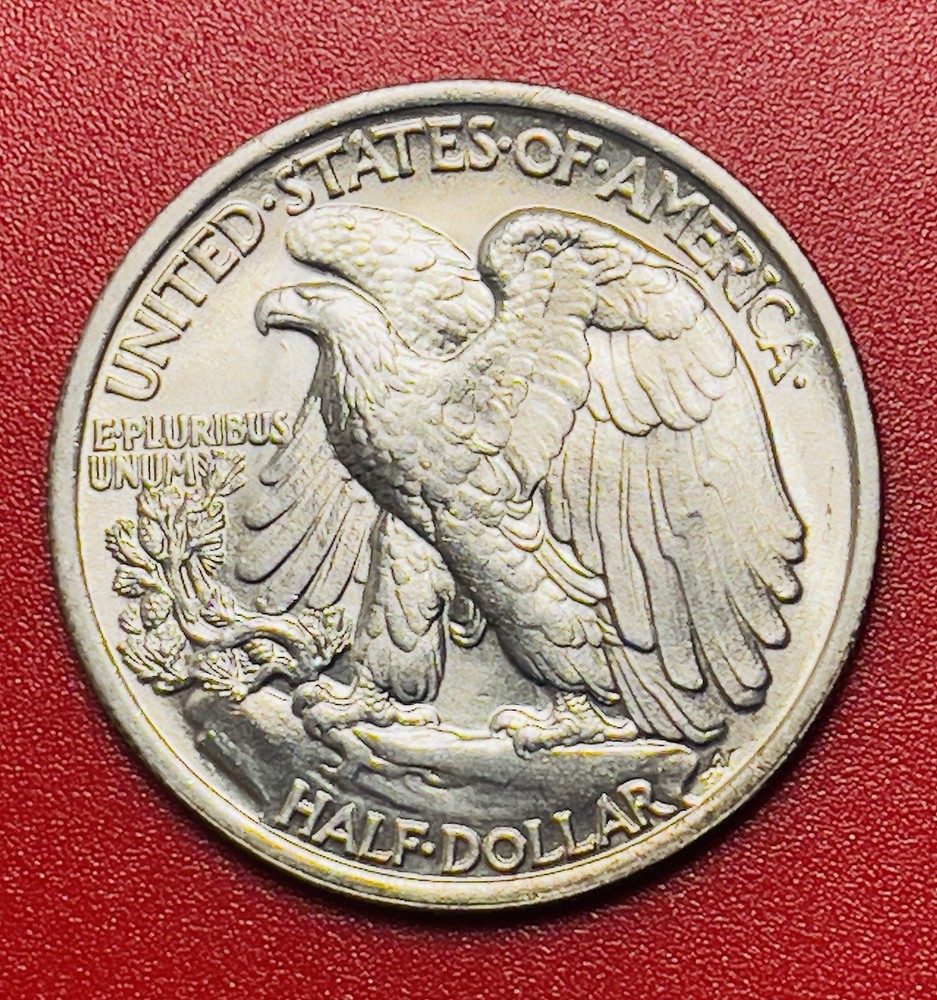 1935 P Walking Liberty Silver Half Dollar, Gem Uncirculated.