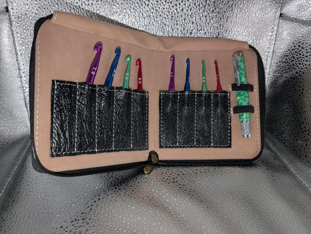 handmade Crochet Handle With Multiple Hooks