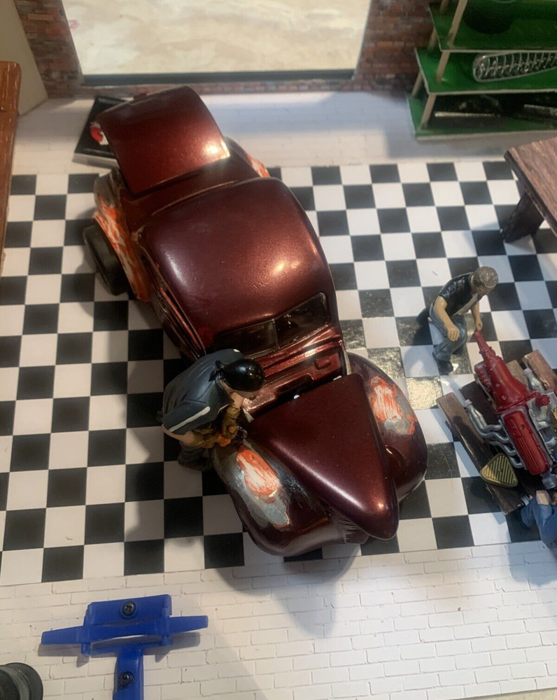 Built from Scratch “Handmade” 1/24 Scale Diorama Art Piece – “Needs More Work”