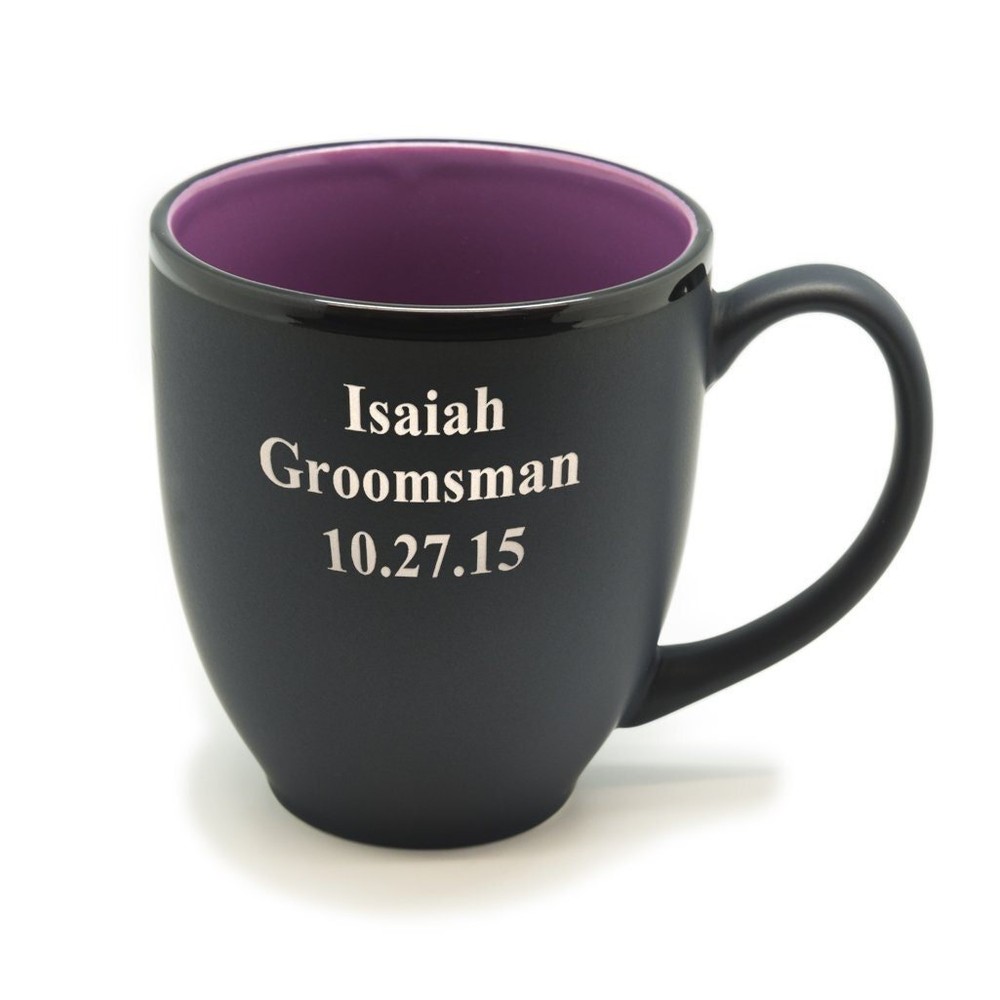 Name Designation & Date Personalized Hilo Bistro Mug