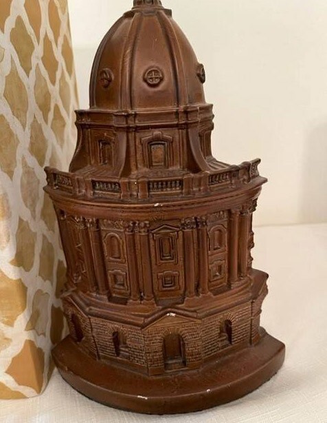 Pier 1 Ornate Bookends with Patterned Box