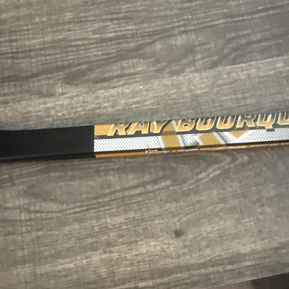 Ray Bourque "Bourquey" Career Statistics Commemorative Mini Stick