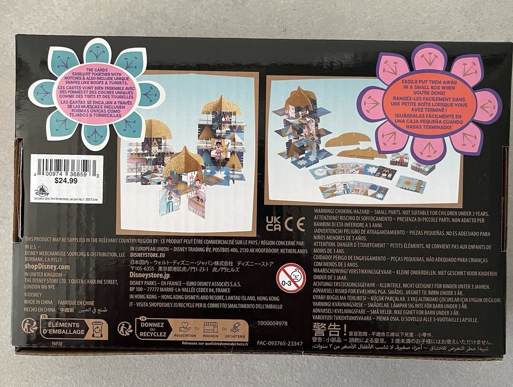 Disney It's a Small World Game Card Set