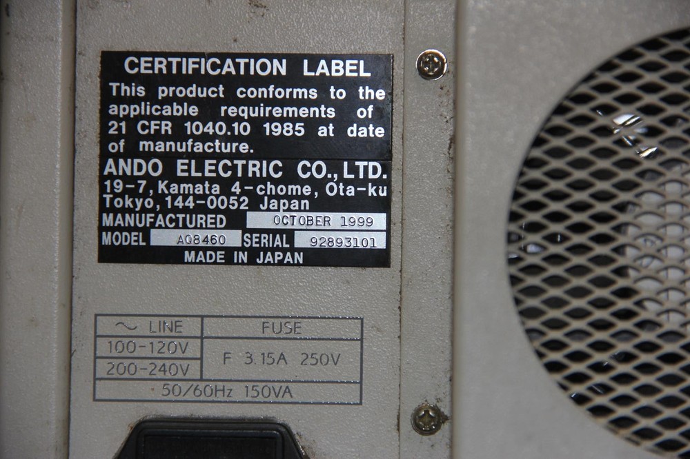 ANDO AQ8460 Optical Component Analyzer