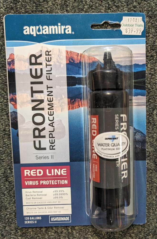 AQUAMIRA FRONTIER REPLACEMENT FILTER  RED LINE