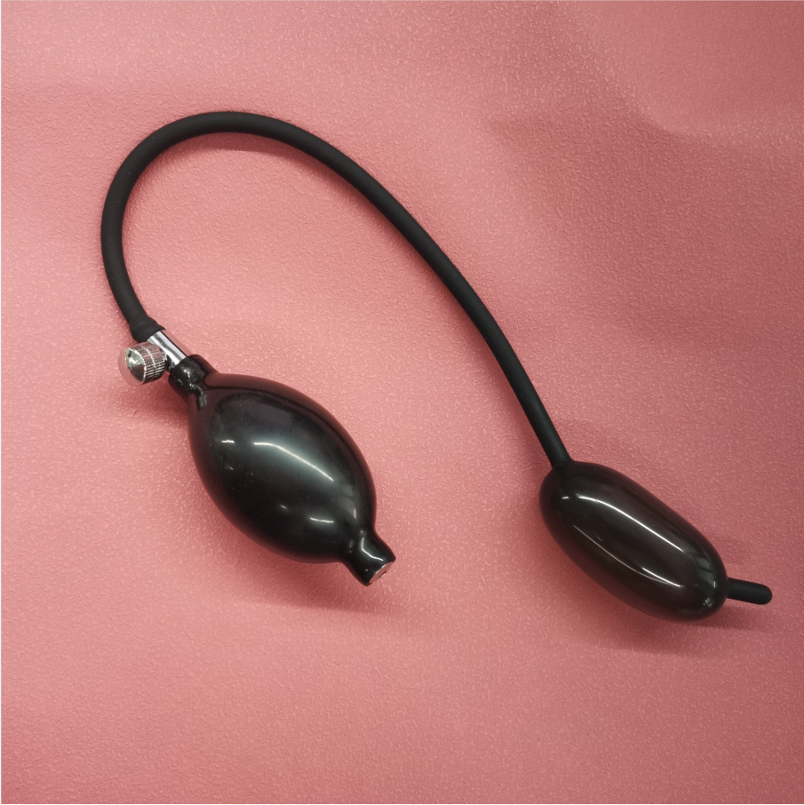 Men Silicone Inflatable insert Plug ring Stretcher Sounding Stretcher with Pump
