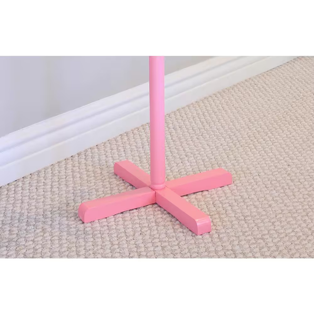 8-Hook Kid'S Coat Rack in Pink