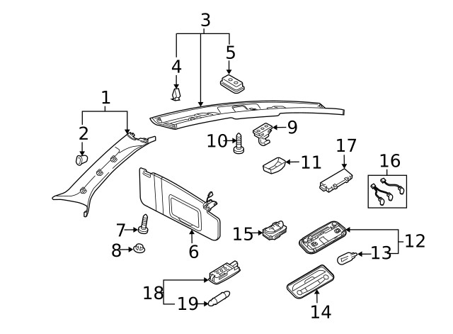 Genuine Audi Navigation Microphone 8J1-035-711-E