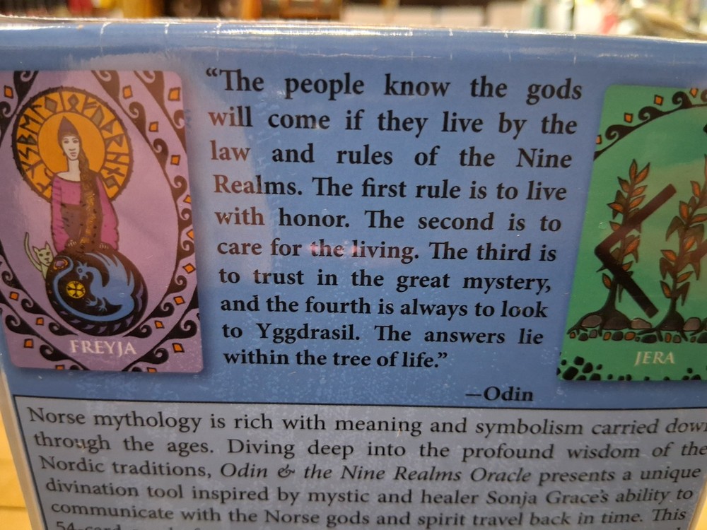 Odin and the Nine Realms Oracle by Sonja Grace