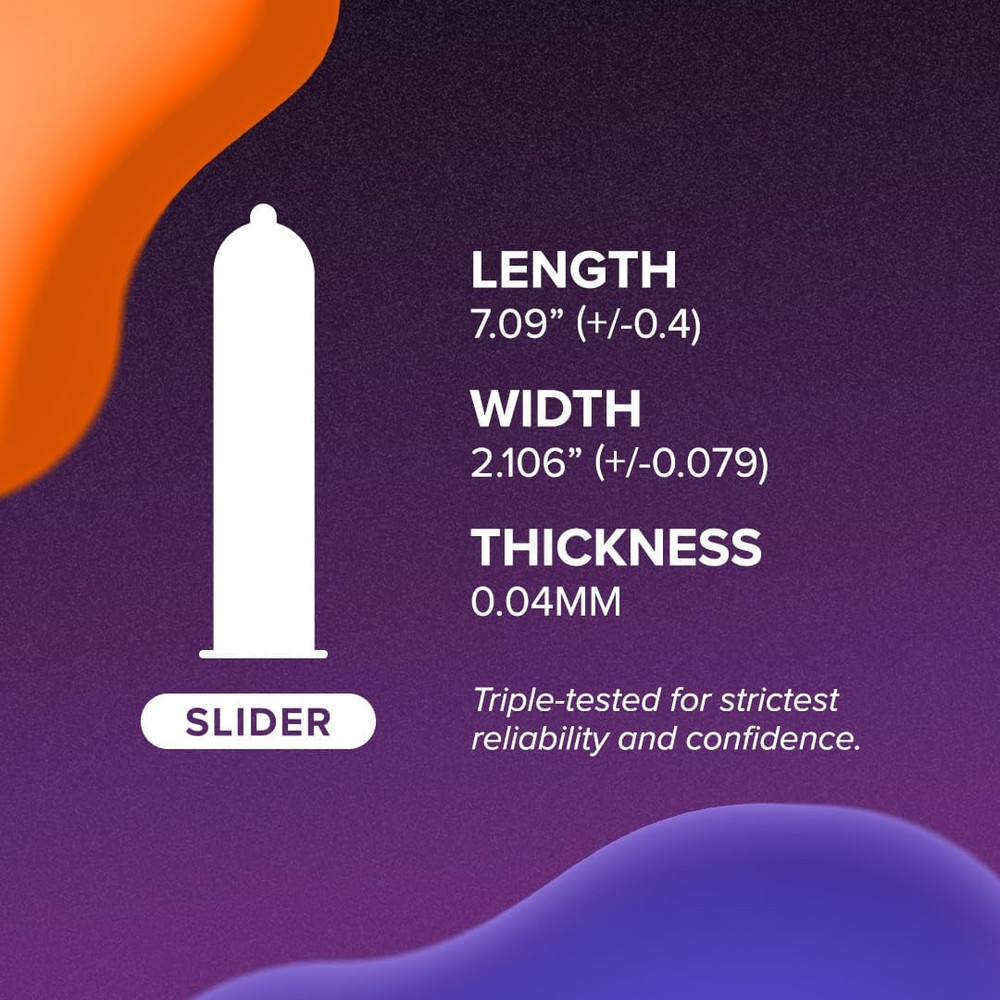 Slider Condoms, 24 Count