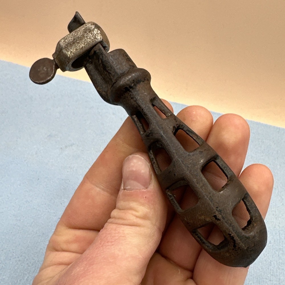 Vintage Metal file Handle - Cast Iron File Handle
