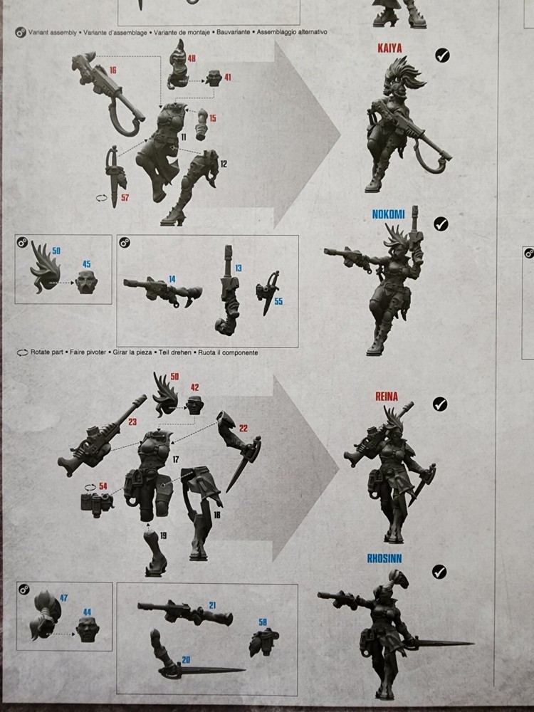 Escher Gang Bits Necromunda warhammer 40k