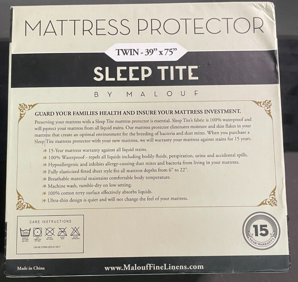 Waterproof Mattress Protector Fitted Deep Pockets Matress Pad Hypoallergenic New