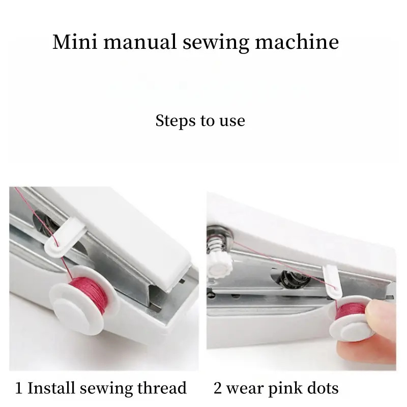 Multi-Functional Handheld Manual Sewing Machine Portable Mini Tailor Sewing Tool