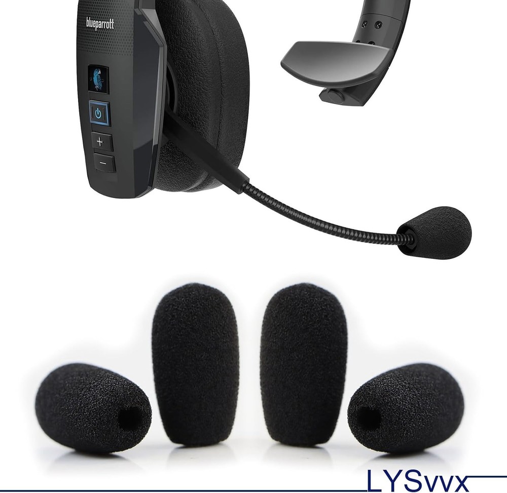 B450-XT Ear Pads & Microphone Foam - Replacement for VXI Blueparrott B450-XT...
