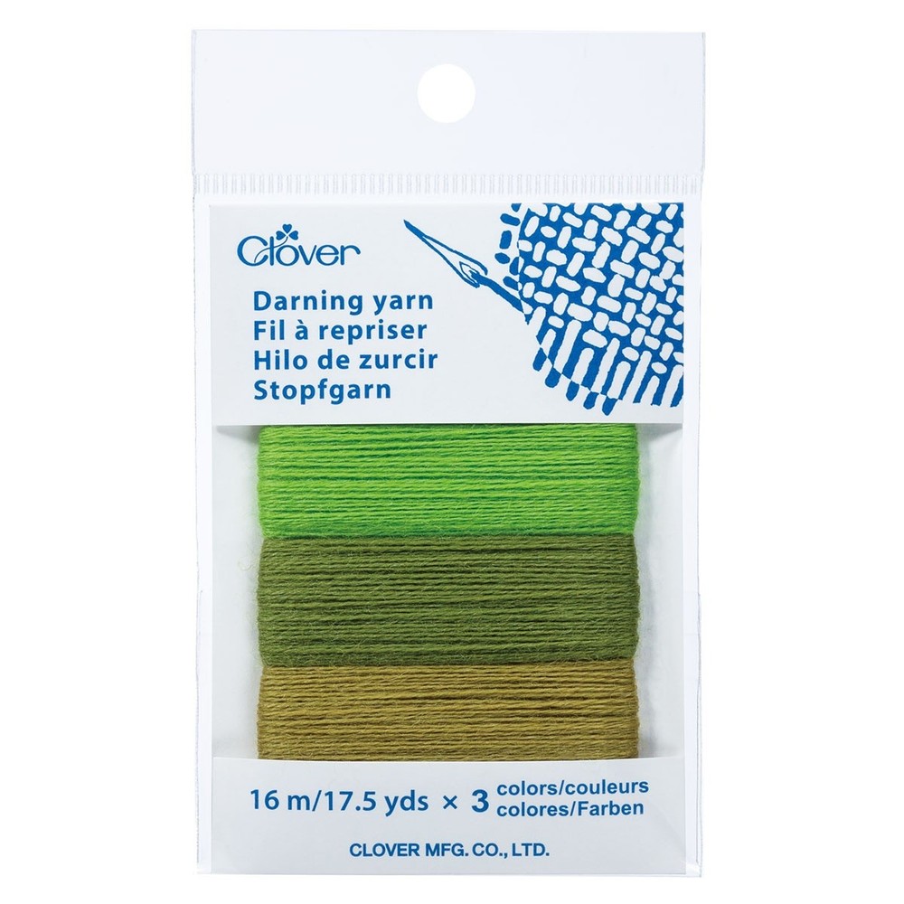 Clover Darning Yarn-Green