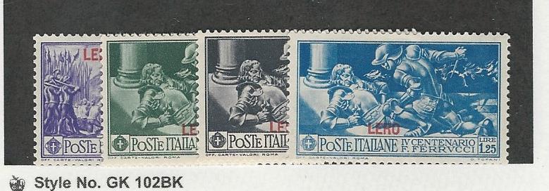 Italy - Lero, Postage Stamp, #12-15 Mint Hinged, 1930