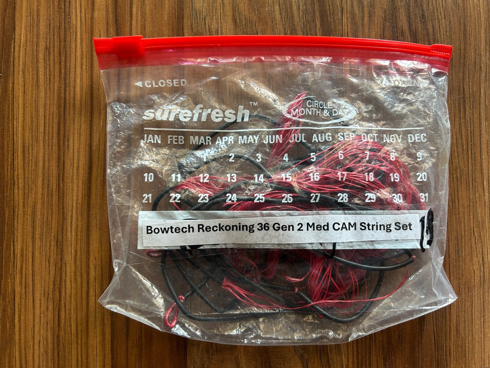 Bowtech Reckoning 36 Gen 2 Med Cam String set