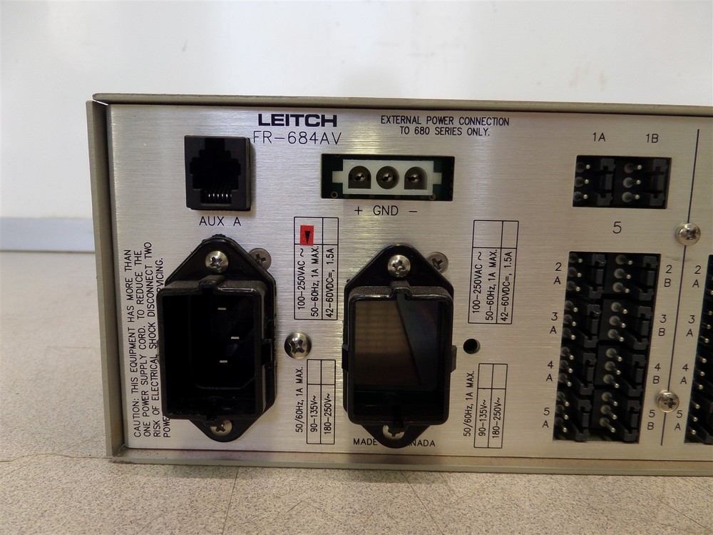 Leitch FR-684AV Audio Video Distribution Amplifier