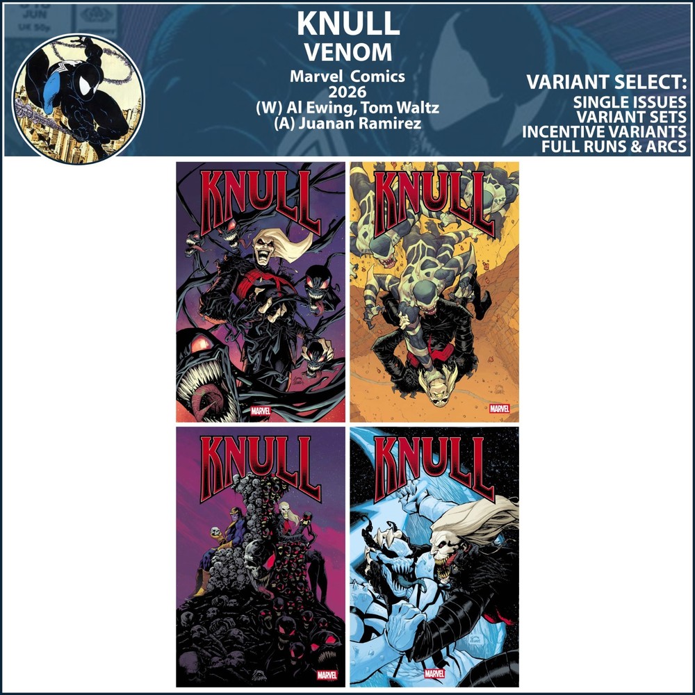 Knull (2026) #1 2 3 4 Marvel Comics COVER SELECT