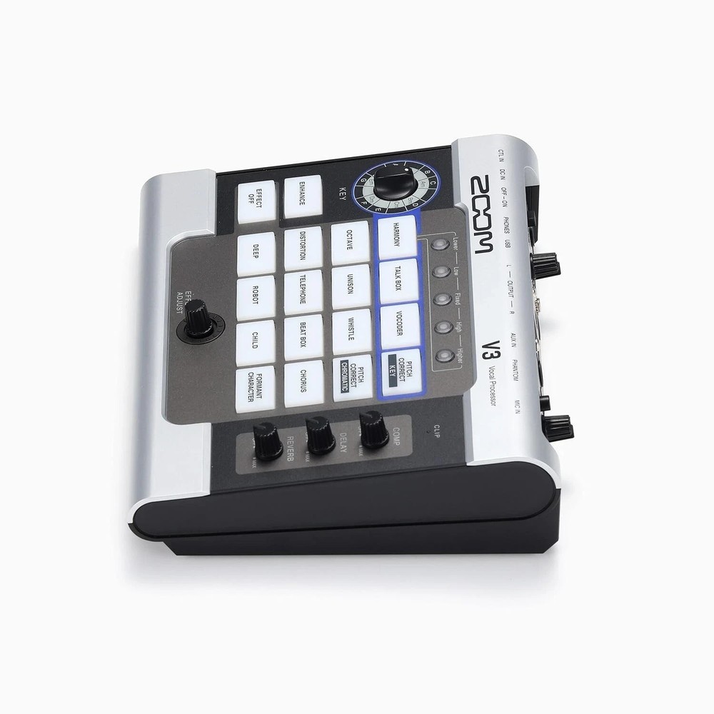 ZOOM V3 Vocal Processor Voice Effects Voice Changer Multi-Effect