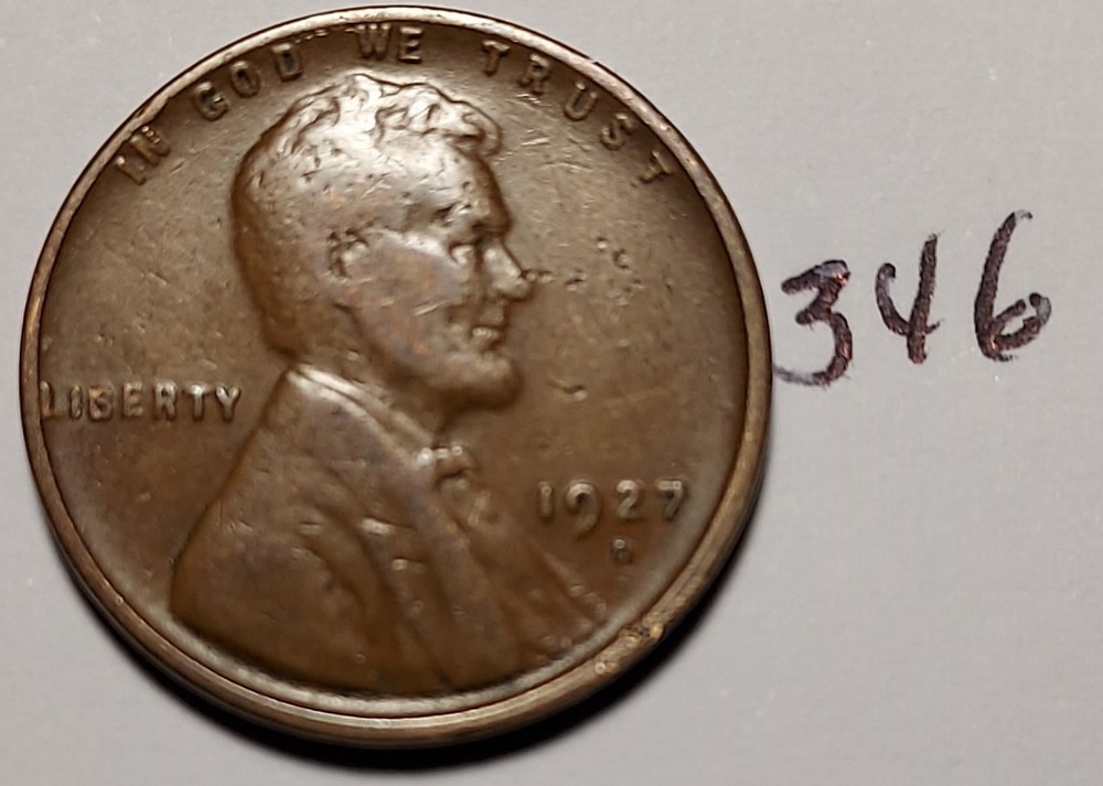 1927-D Lincoln Wheat Cent         #346