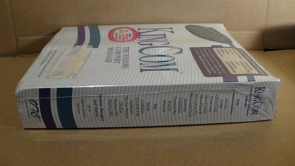 KingCom Windows Port Manager New in Box Sealed Vintage Computer Software Program