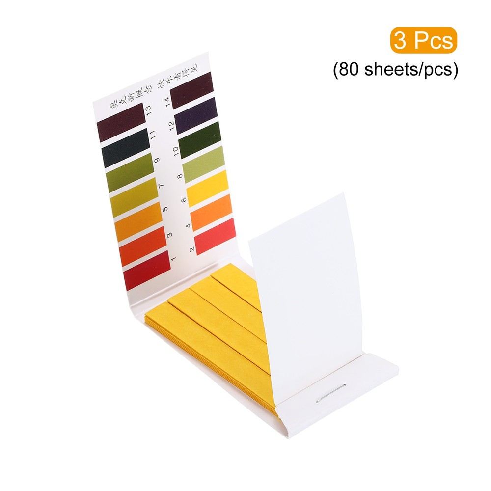 PH Test Strips 1-14.3pcs 80 Indicator Maps Sunflower Tester