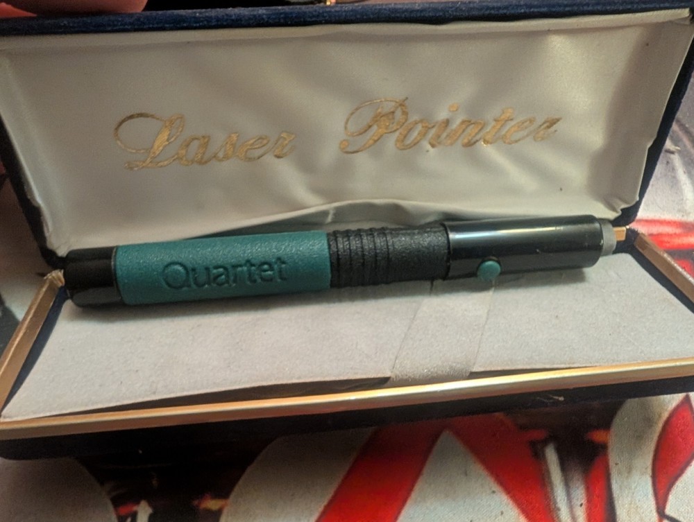 Quartet Classic Comfort Laser Pointer, Jade Green