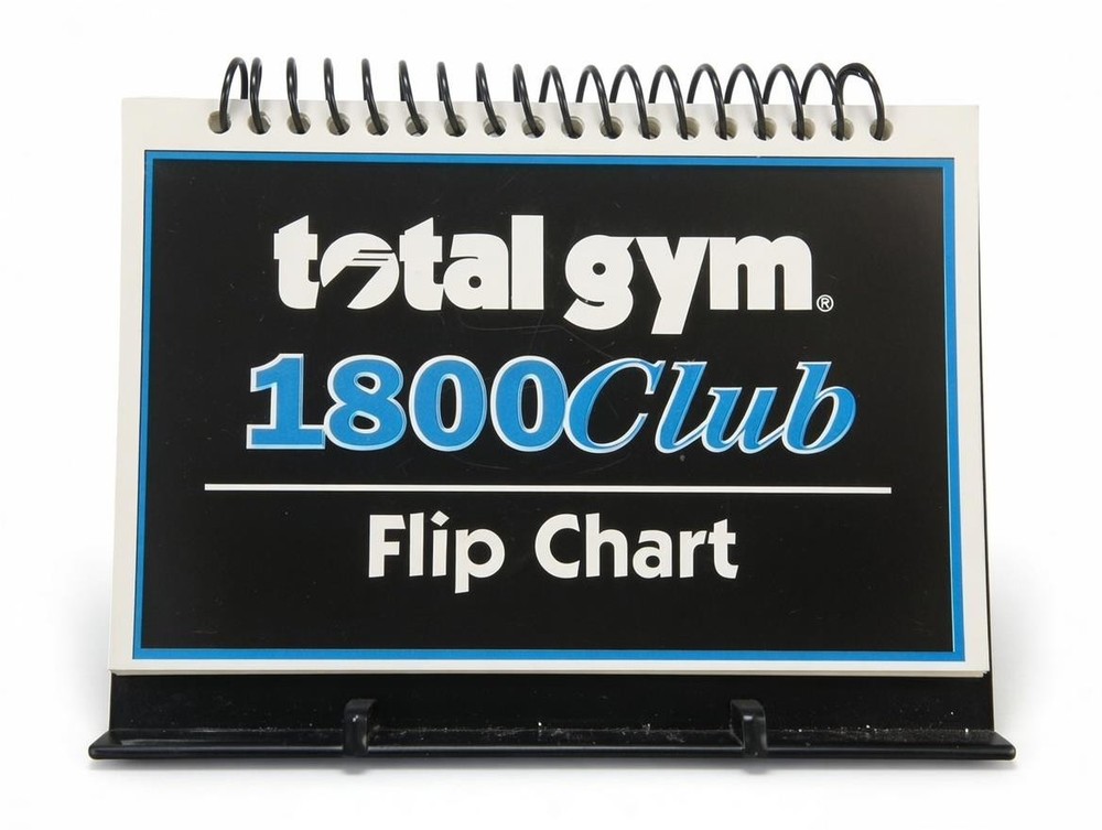 Total Gym 1800 Exercise Flip Chart + Tower Insert Holder