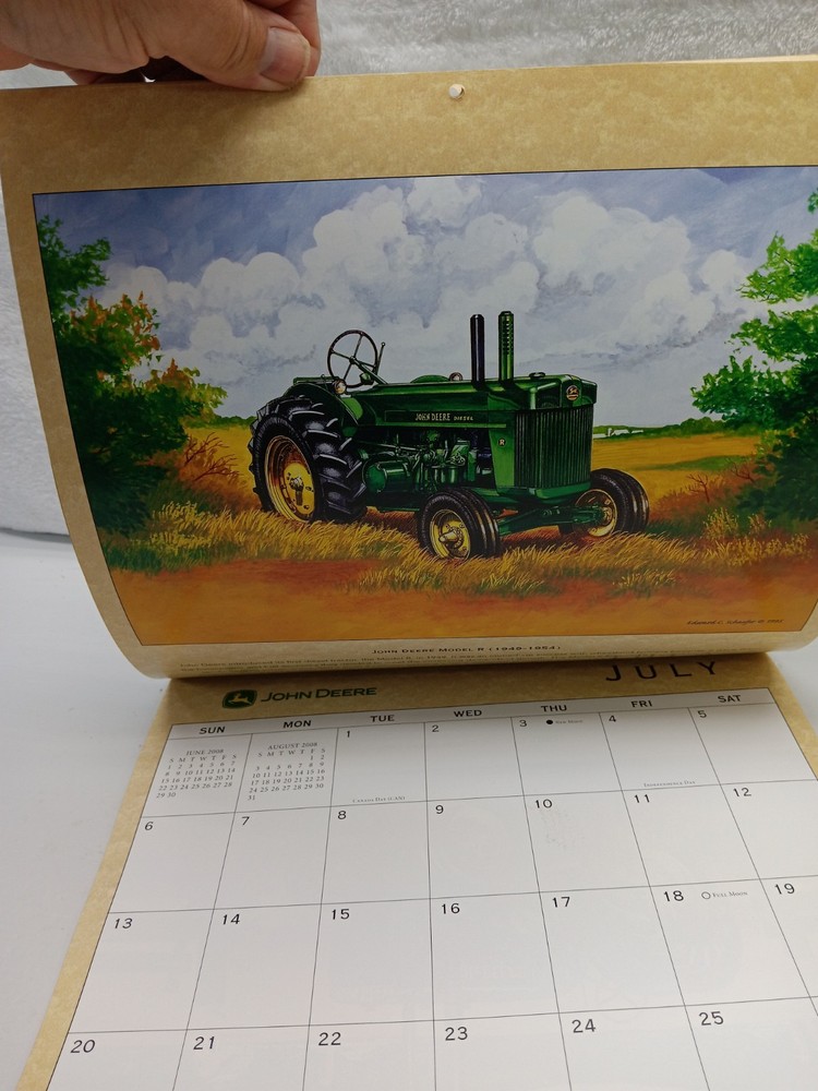 Vintage Green John Deere 2008 Calender