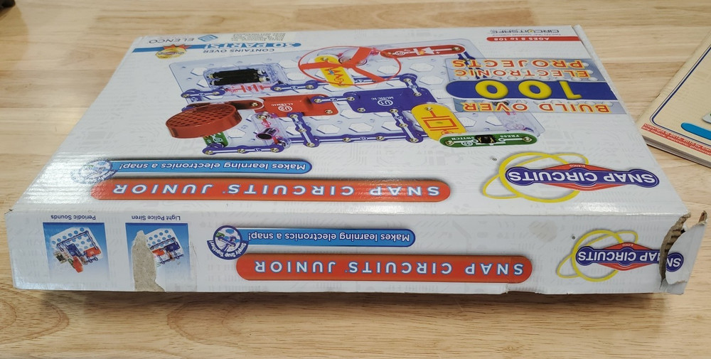 Snap Circuits Jr. SC-100 Electronics Exploration Kit, Over 100 Projects