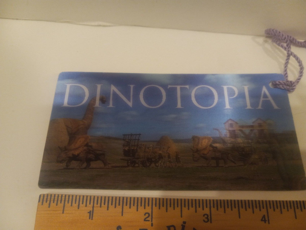 Hallmark 2002 Dinotopia Bookmark Motion Type 3-D Effect Bookmark - RARE!