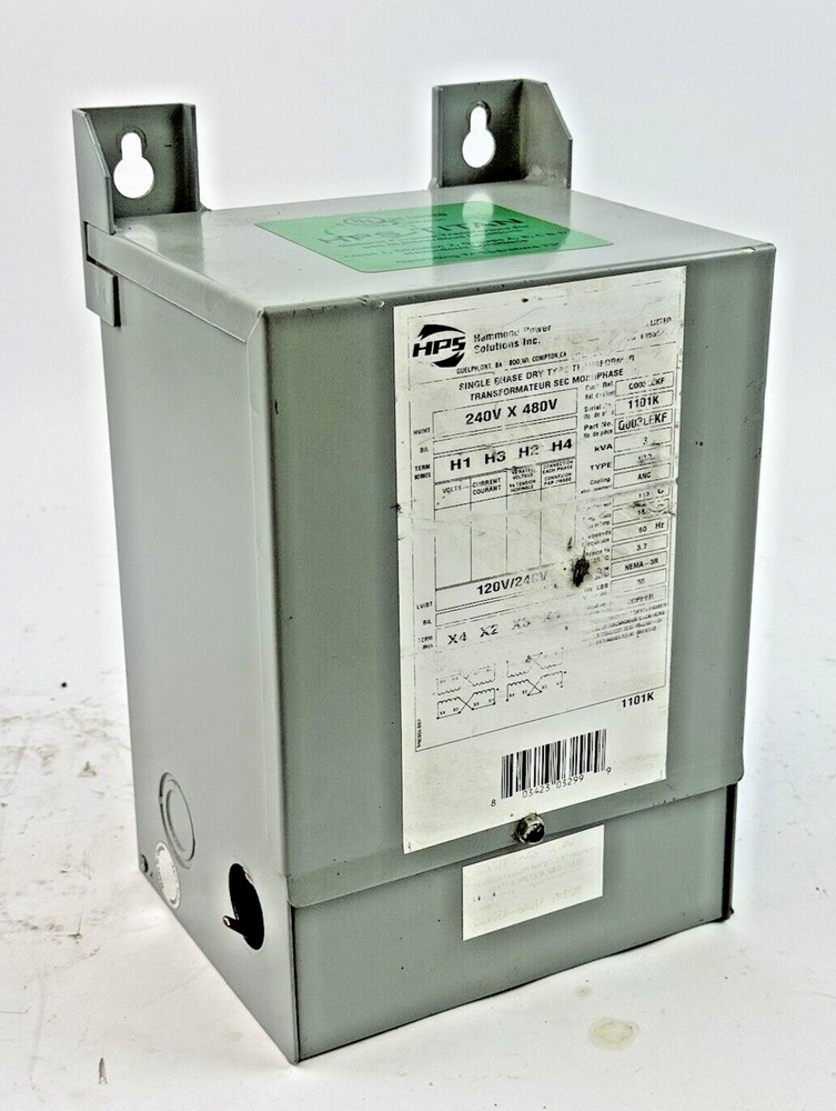 HPS HAMMOND POWER SOLUTIONS - Q003LEKF - SINGLE PHASE DRY TYPE TRANSFORMER