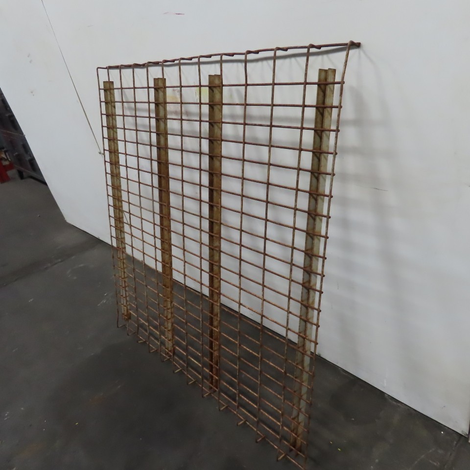 48" x 48" 4 Channel Double Waterfall Pallet Rack Wire Decking USED
