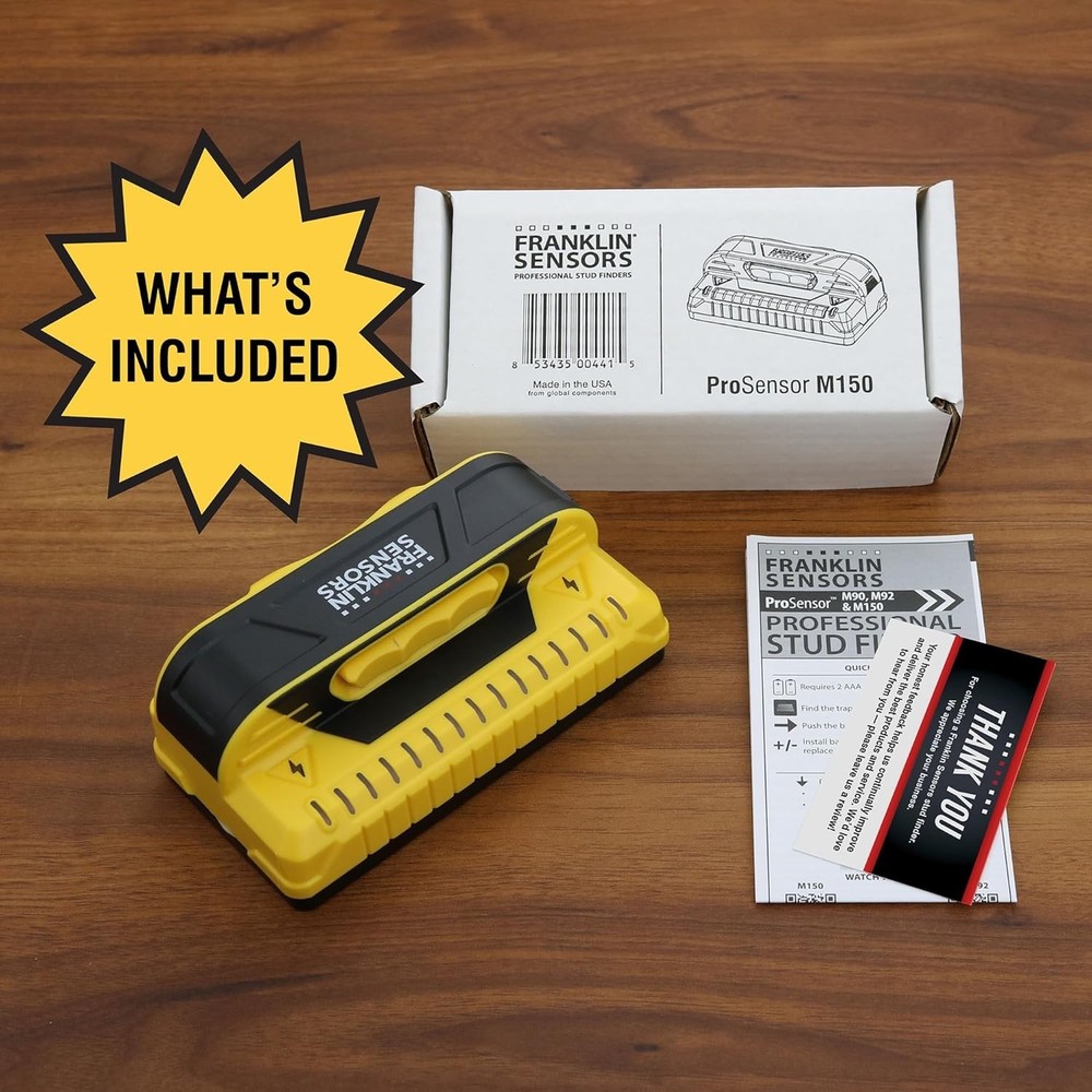 X990 Wall Scanner with Live Wire Detection & 9-Sensor Precision Tool