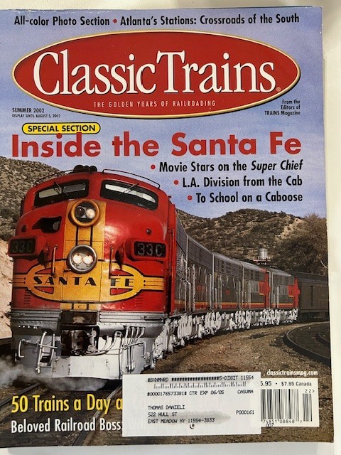 Classic Trains Magazine Spring, Summer, Fall, Winter 2002