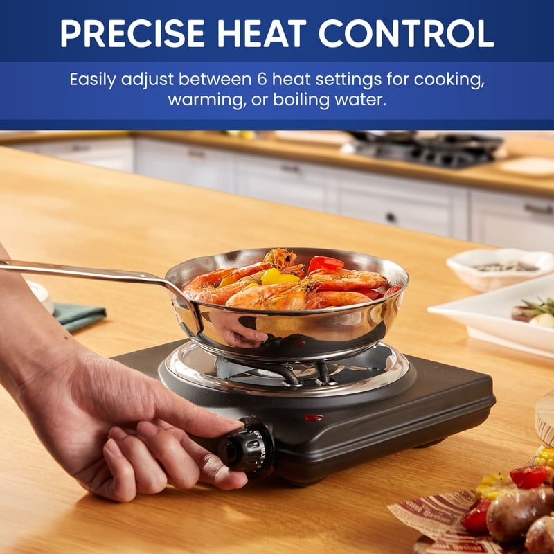 Cuisine ESB050 Single Coiled Electric Burner Hot Plate