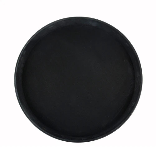 Winco TRH-16K 16 Round Serving Tray | Black