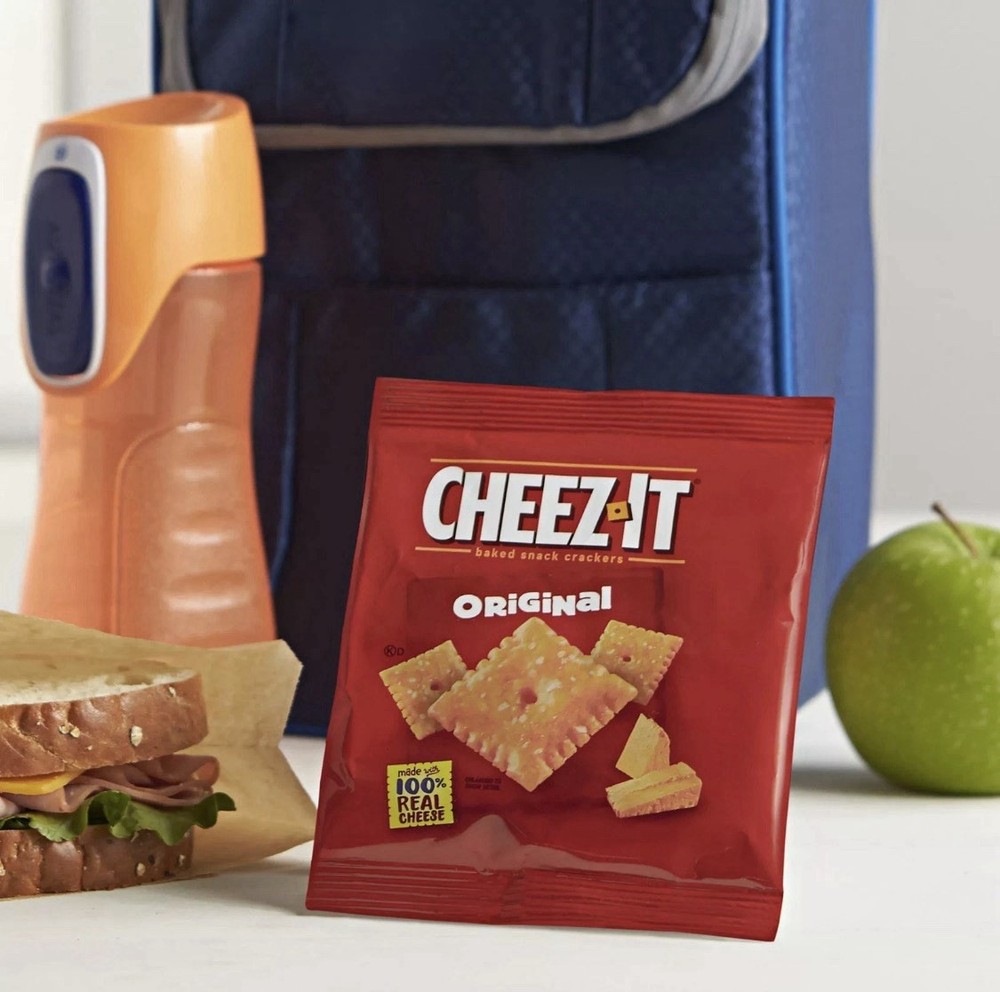 CHEEZ-IT Original Baked Snack Crackers, 1.5 oz, 45 Pack