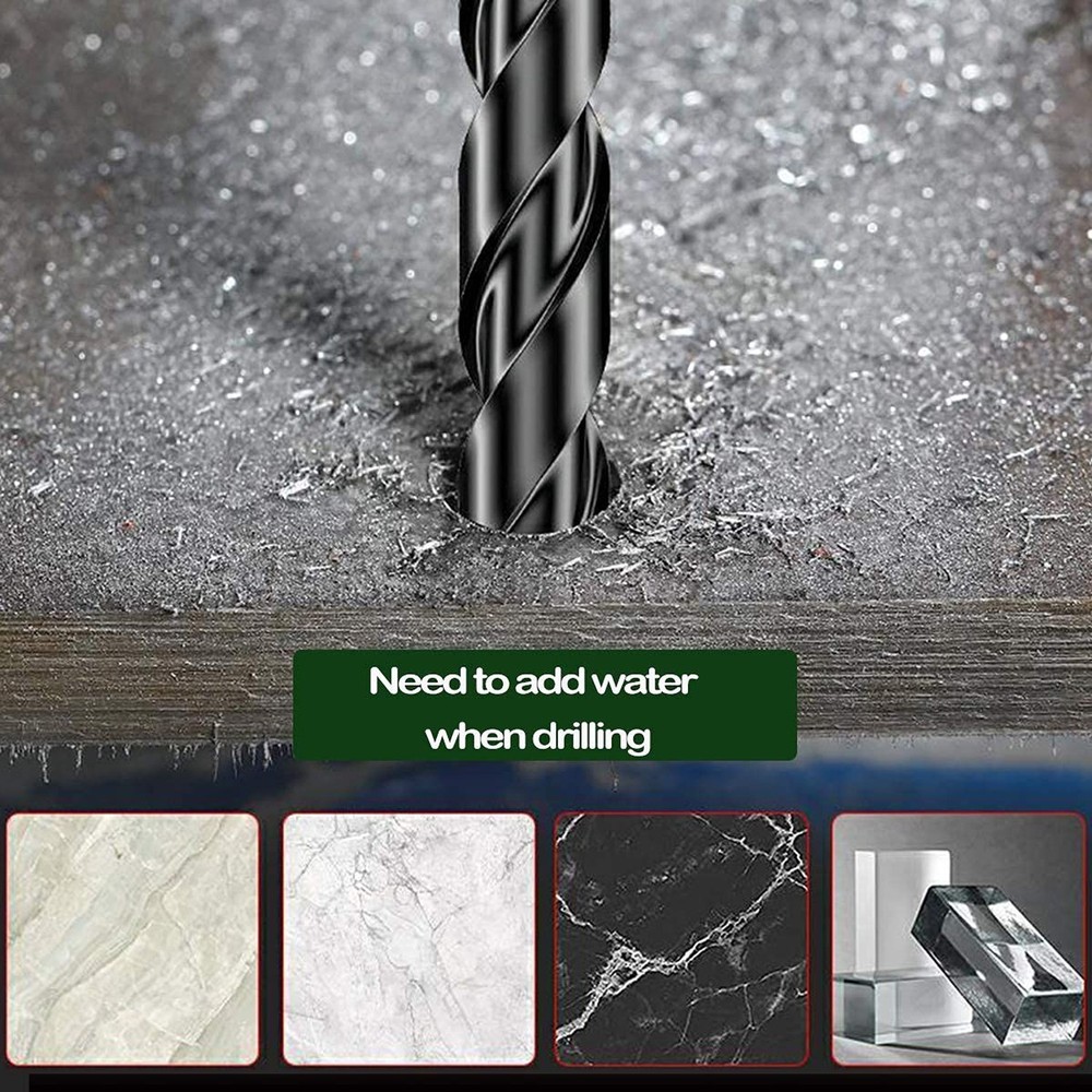 6PCS Ceramic Tile Drill Bits, JOERIC Masonry Drill Bits Set for Glass, Brick,...