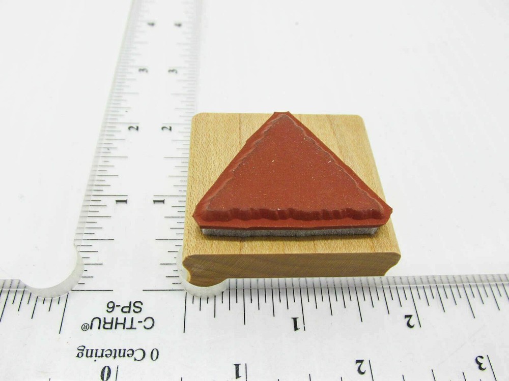 Imagine It's A Triangle It's A Tree Rubber Stamp - Stamp Set D185