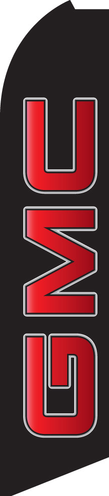 GMC Swooper Flag Feather Super Bow Banner