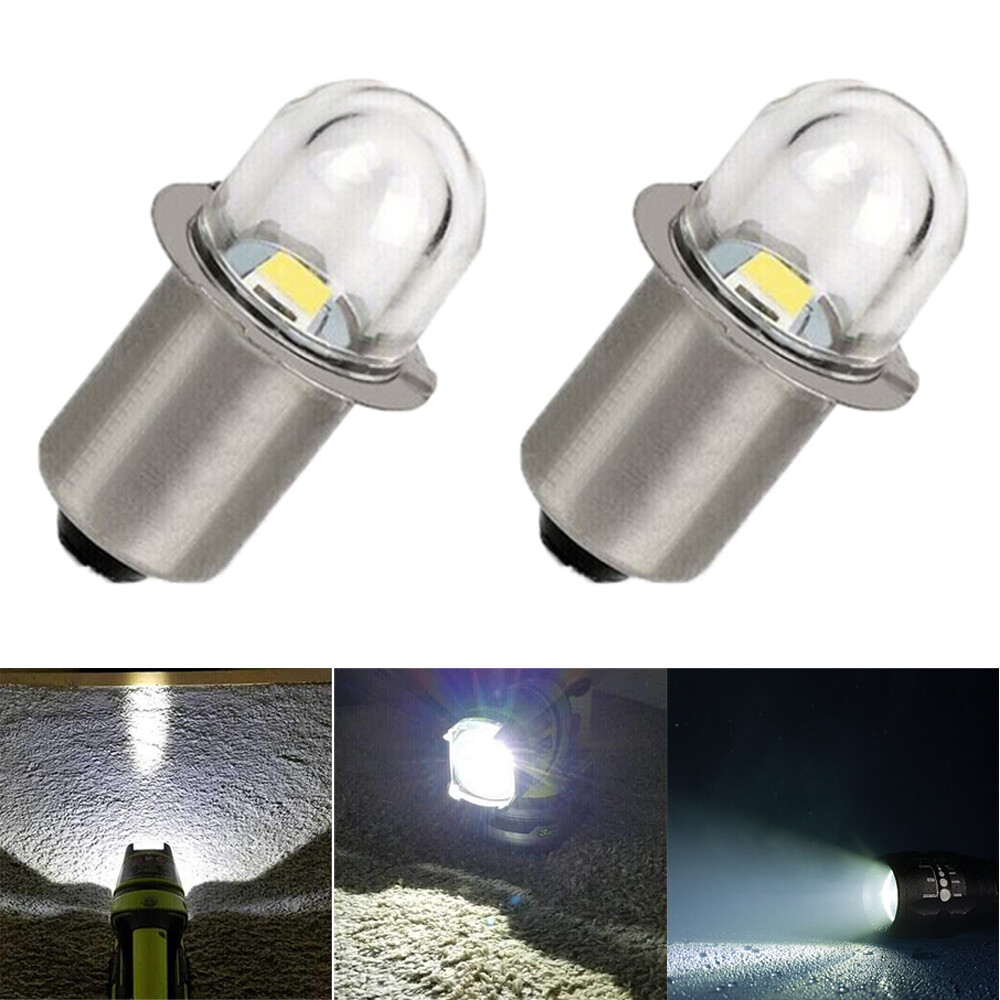 2 Pack 18V VOLT Flashlight Replacement LED Bulbs White For SKIL #1619P05627