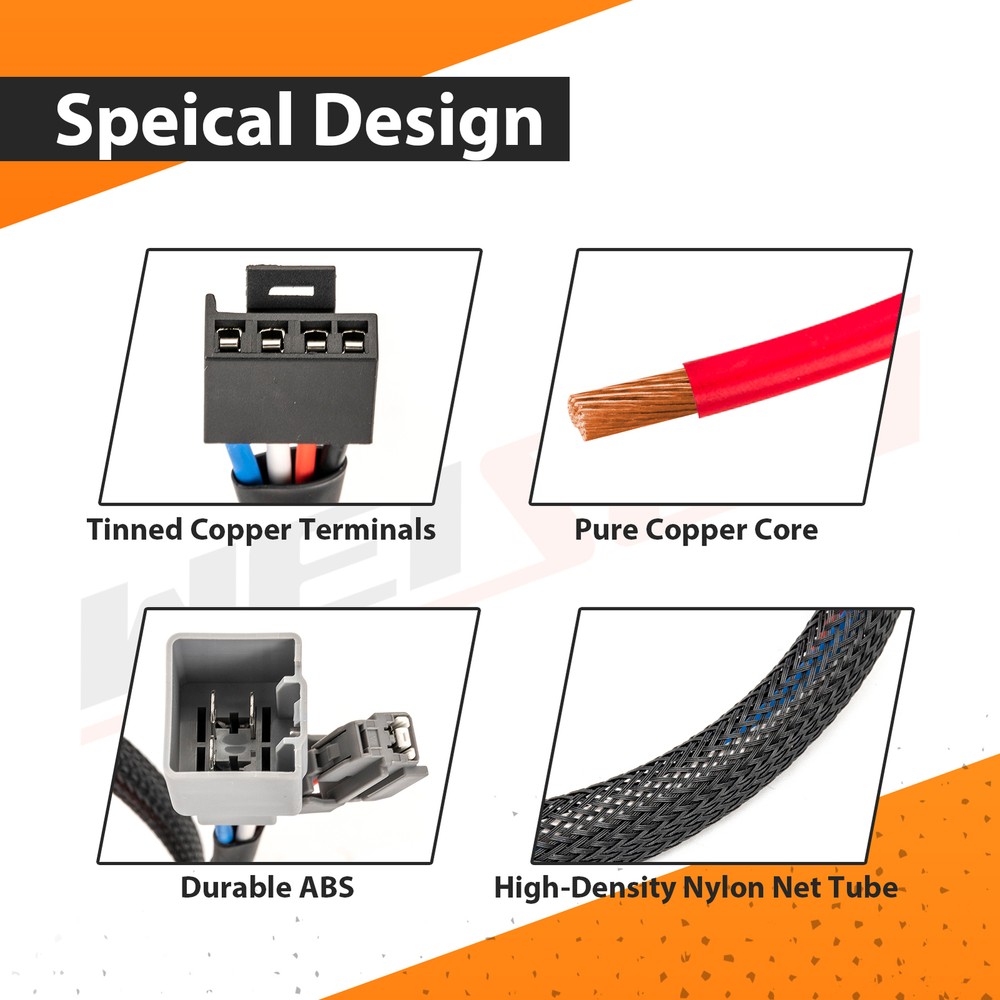 Brake Controller Wiring Harness For Ram 1500 / 2500 / 3500 2013-2014