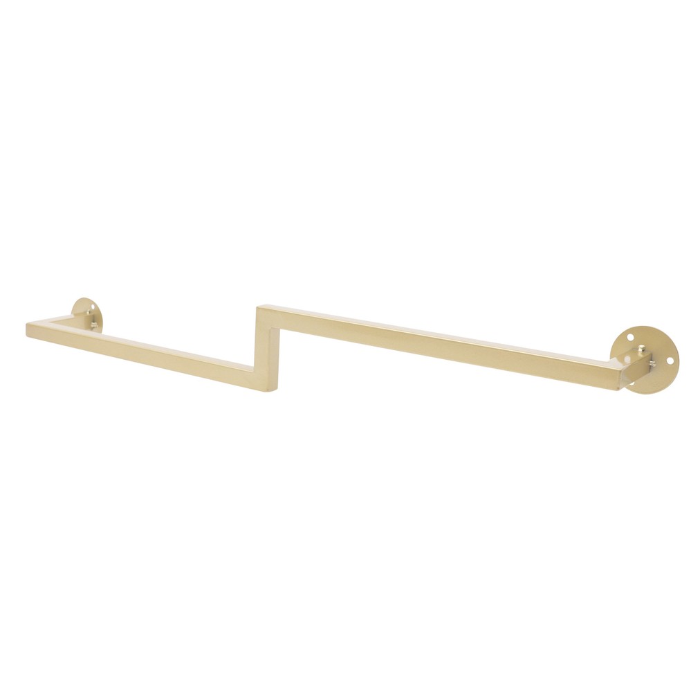 Clothes Display Rack Gold Garment Rack Modern Storage Wall-Mounted Clothes Store