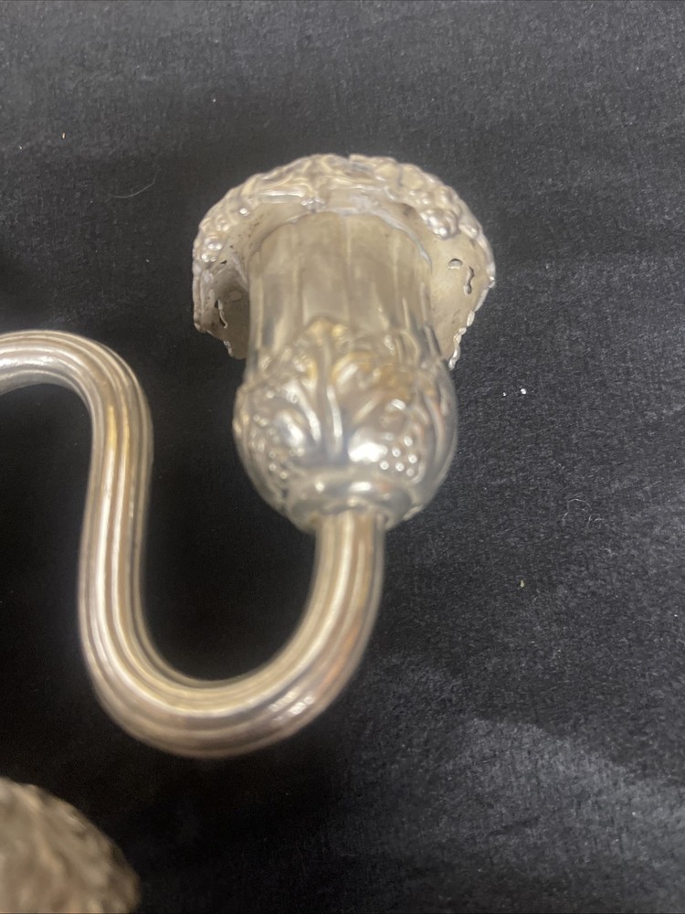 Two Arm Candelabra Silver plated Unbranded