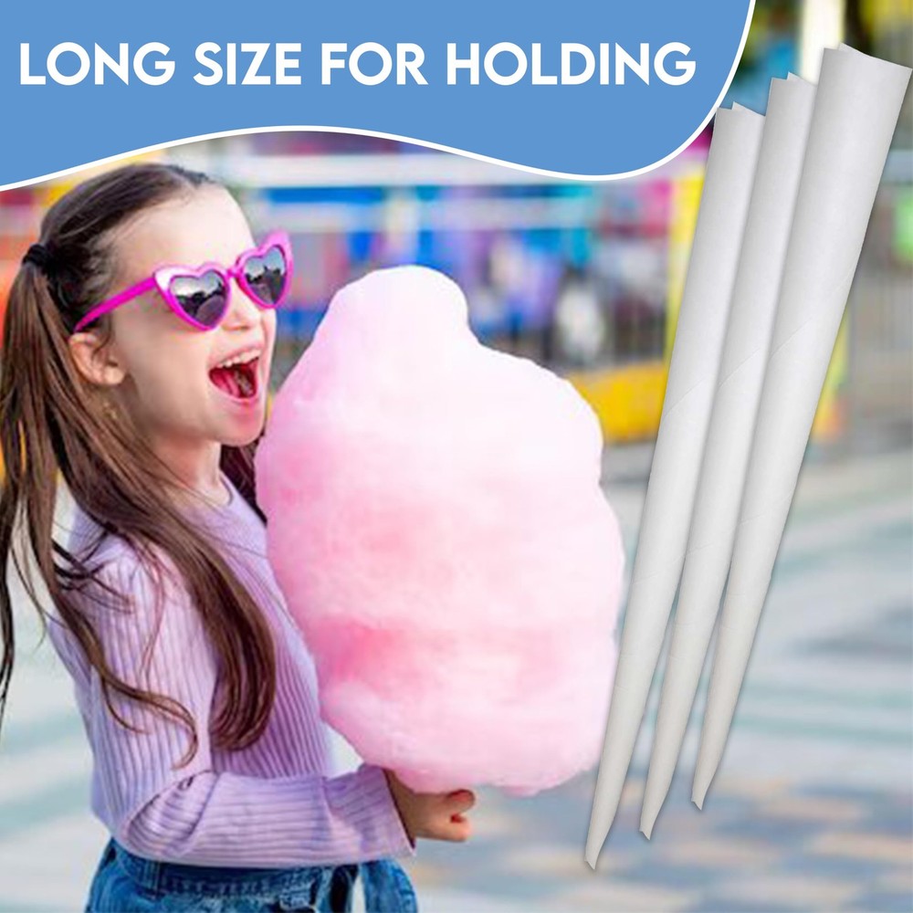 PW Cotton Candy Cone 100ct Cones